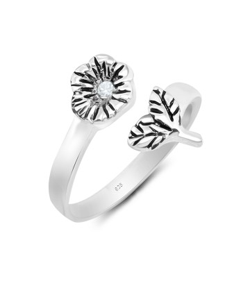 Toe Ring Sunflower Shaped with Leaves TR-101